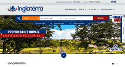 Desktop Screenshot of imobiliariainglaterra.com.br